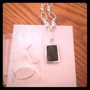 Neckless earring set